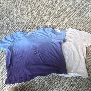Marine Layer & Athleta Women’s T- Shirts slightly cropped